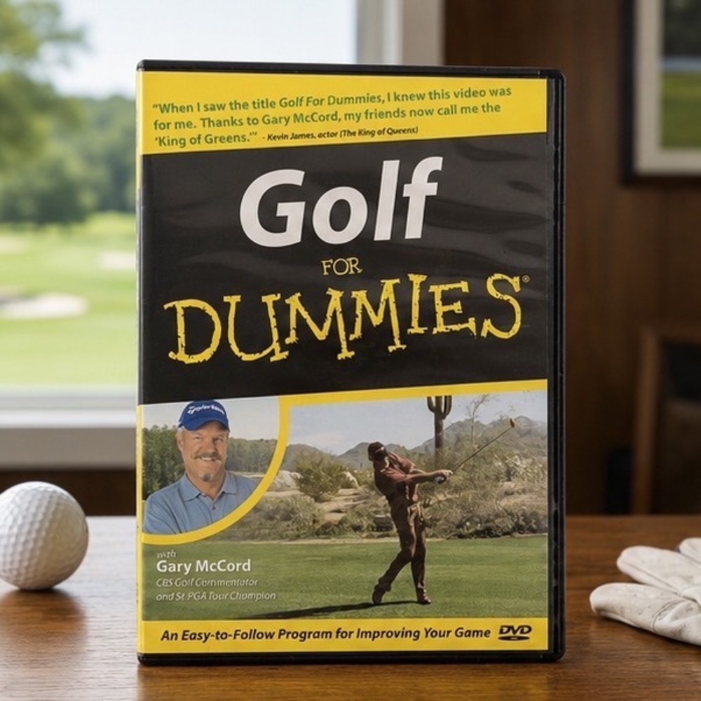 Golf For Dummies DVD Gary McCord Instructional Program Improving Your Game 13-12